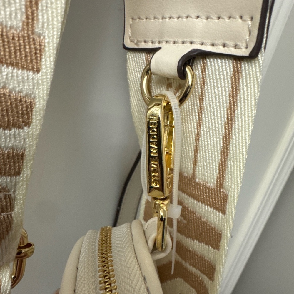 Brand New Steve Madden!!Beige and Tan Women Bag Set. - Picture 4 of 9